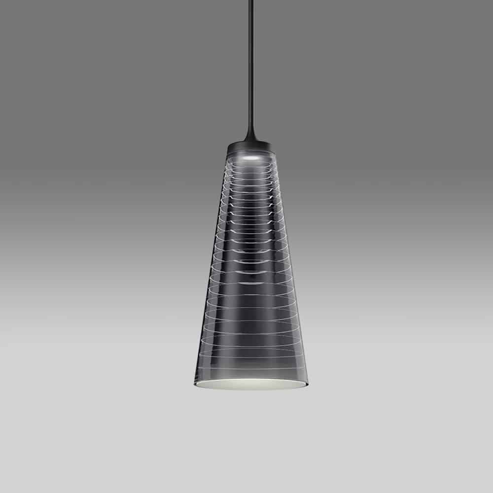 Look at me 21 1450010A lampada a sospensione artemide nera prisma light shop online illuminazione