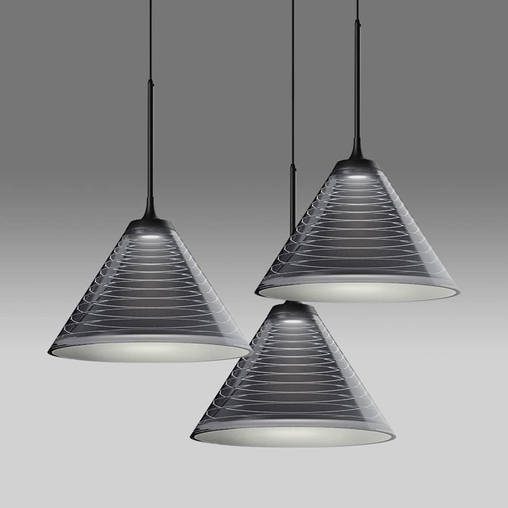 Look at me 35 cluster 1453010APP lampada a sospensione artemide nero prisma light shop online illuminazione