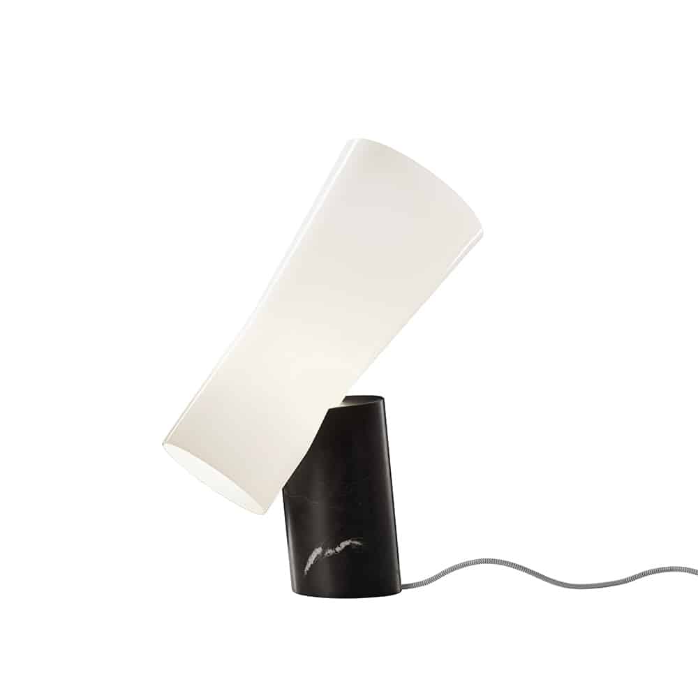 Nile FN3160T0D-20E00 lampada da tavolo Foscarini marmo nero di Marquina Prisma Light shop online illuminazione
