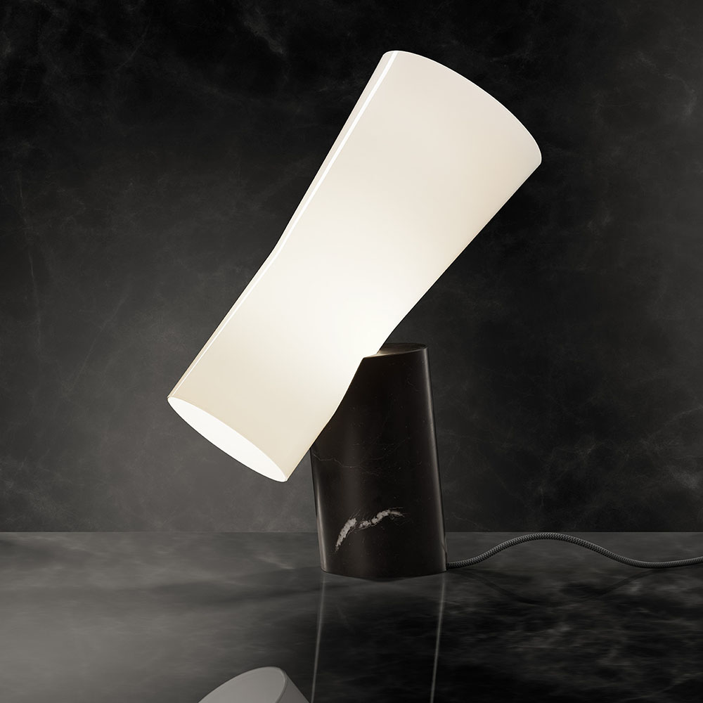 Lampada da studio moderna nera a 1 luce snodabile collezione DL0576