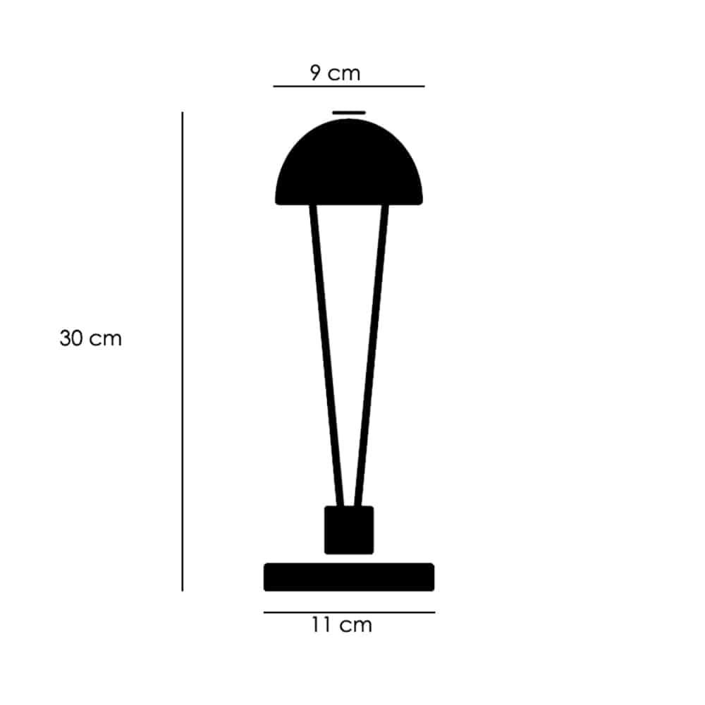 Ale BE T - Lampada da Tavolo Ricaricabile - immagine 9