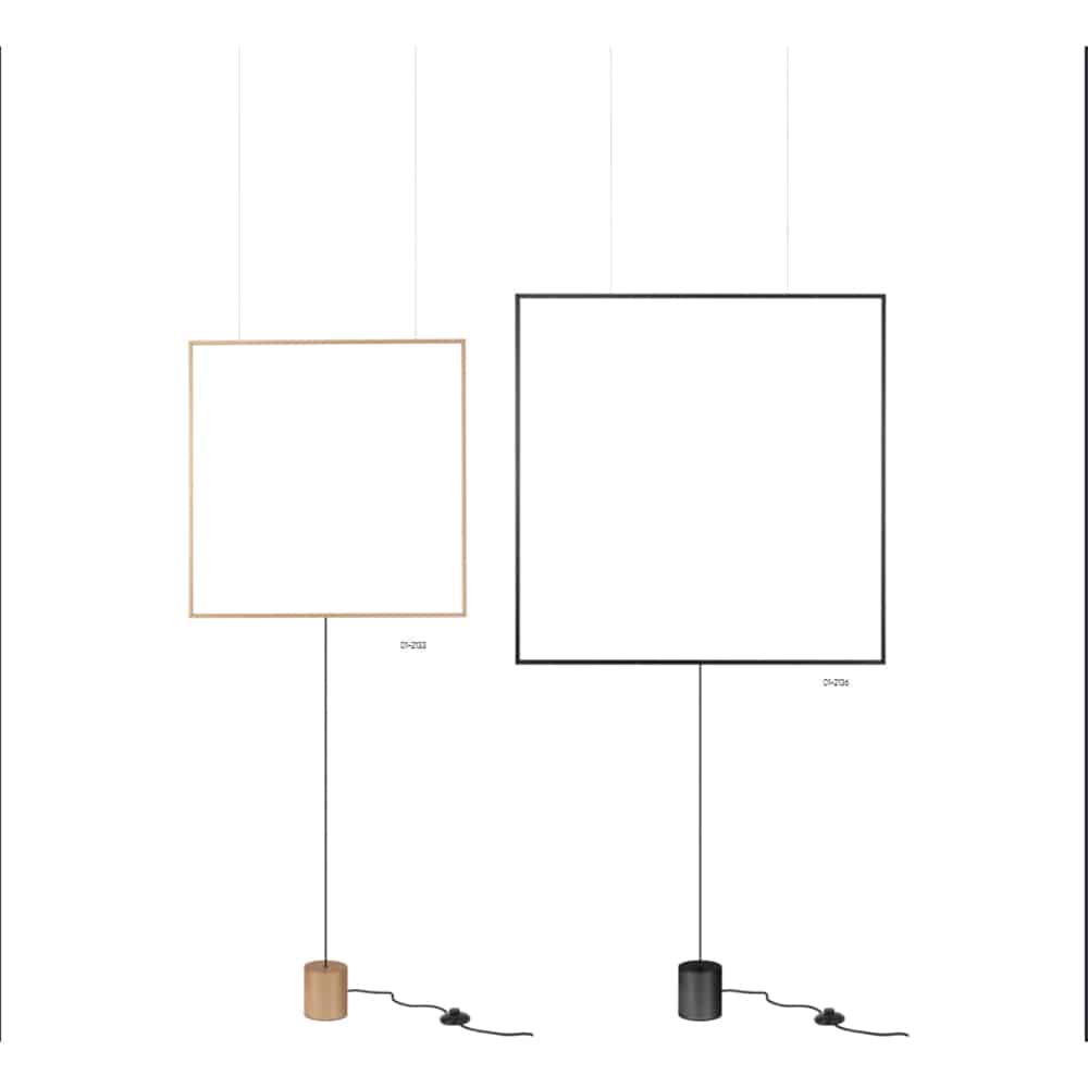 Slick Quadrata - Lampada Sospensione/Terra LED - immagine 4