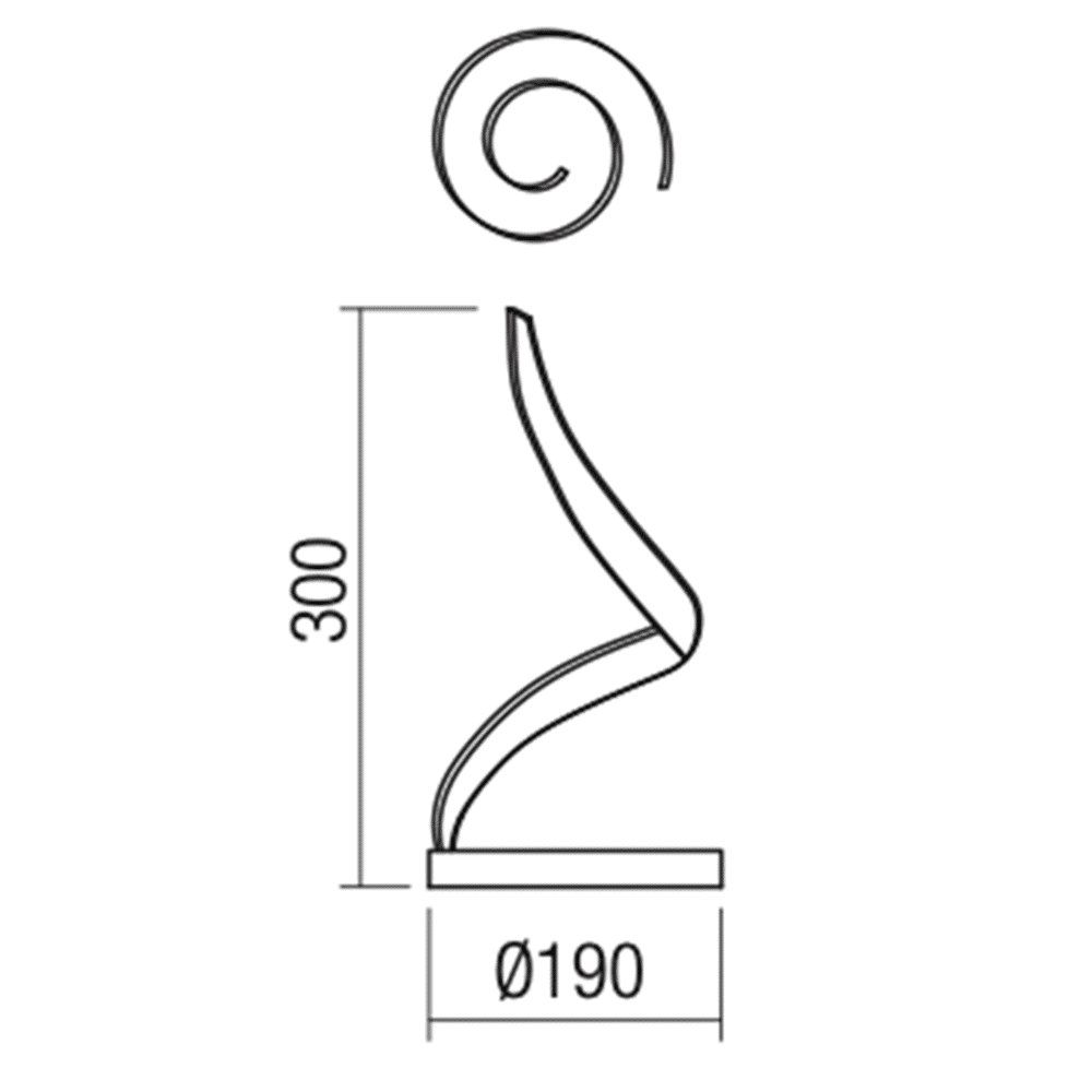 Torsion - Lampada Tavolo LED - immagine 2