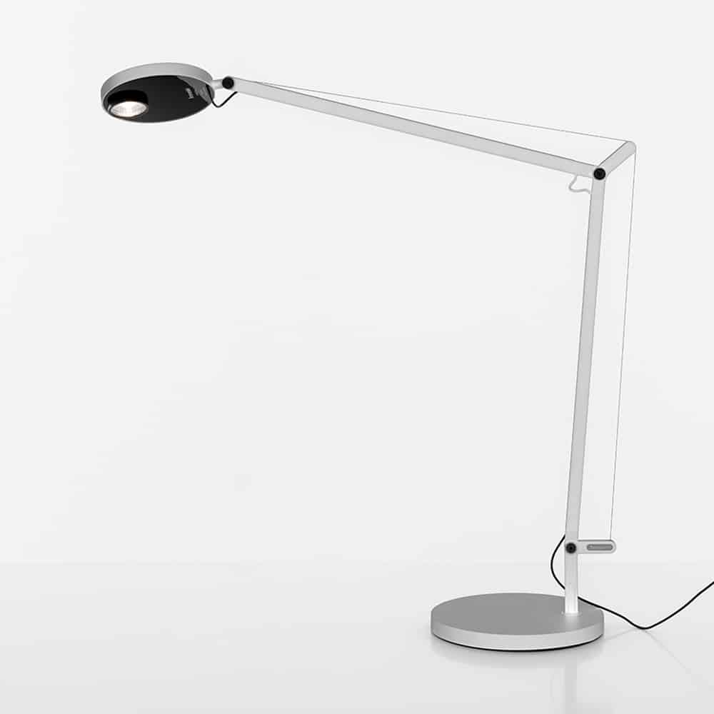 Demetra Professional Table 1740020A con rilevatore presenza Artemide Bianco Prisma Light illuminazione