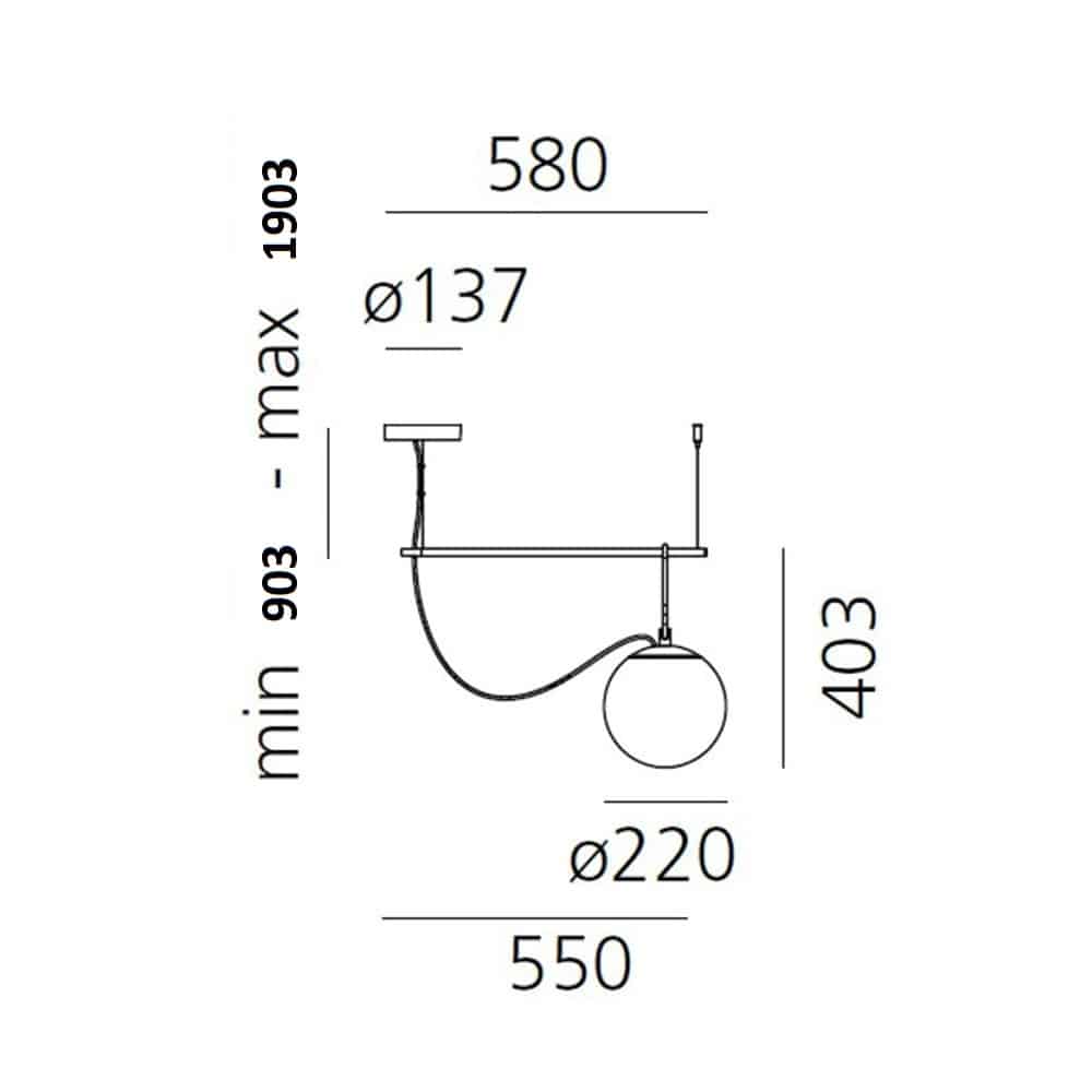nh S1 22 - Lampada a Sospensione - immagine 2