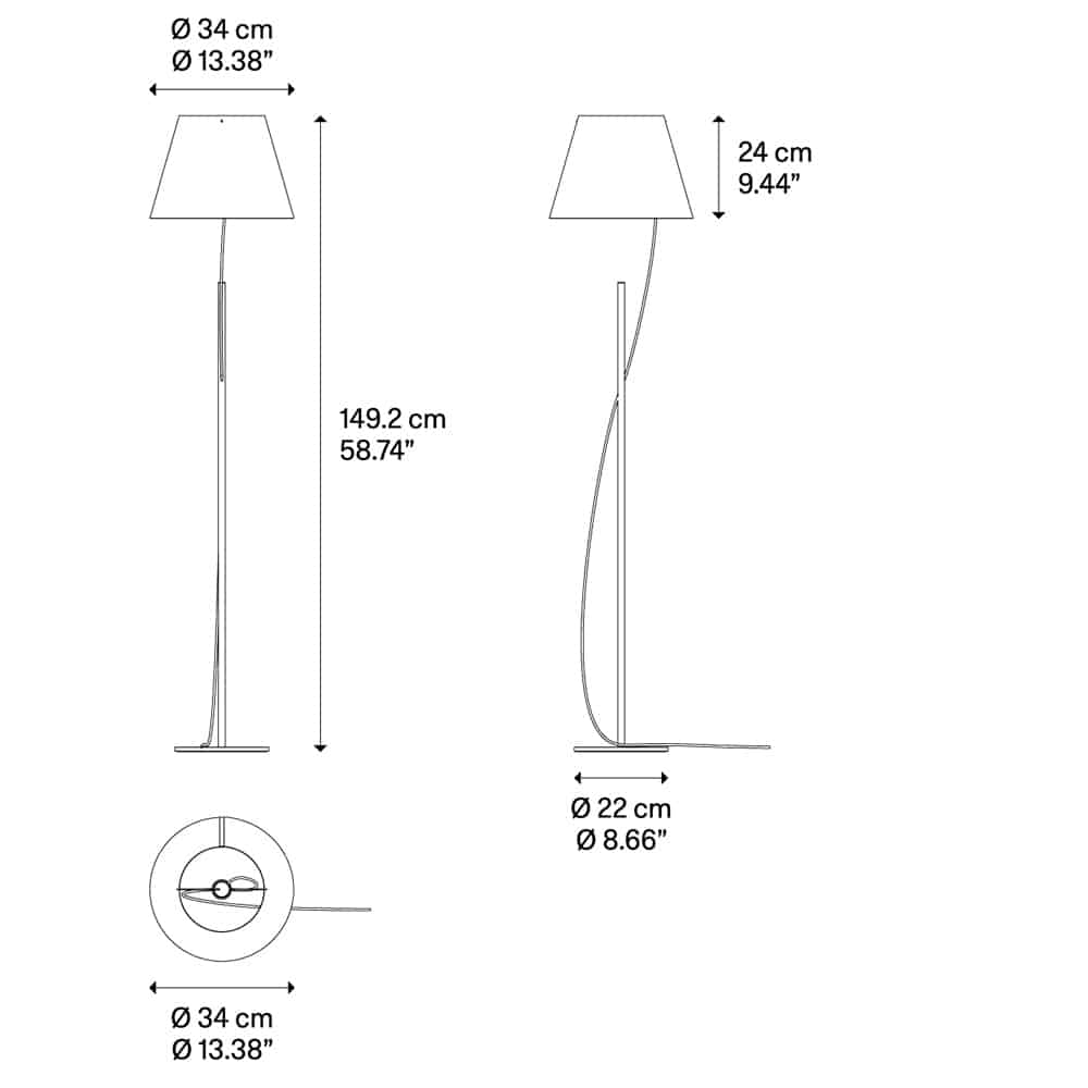 Hover - Lampada da Terra Studio Italia Design - immagine 8