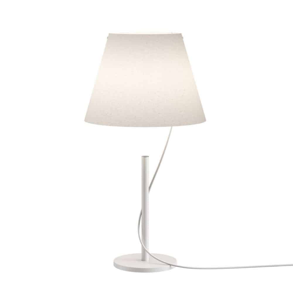 Hover 18480 1027 lampada da tavolo touch dimmer Lodes bianco opaco Prisma Light illuminazione