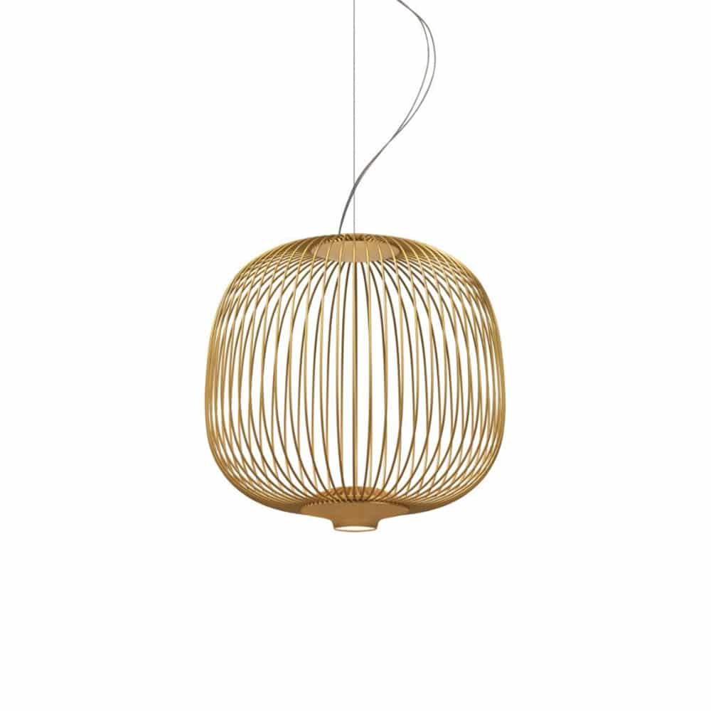 Spokes 2 Piccola led Sospensione FN2640372_71 On Off Foscarini oro Prisma Light illuminazione e consulenza