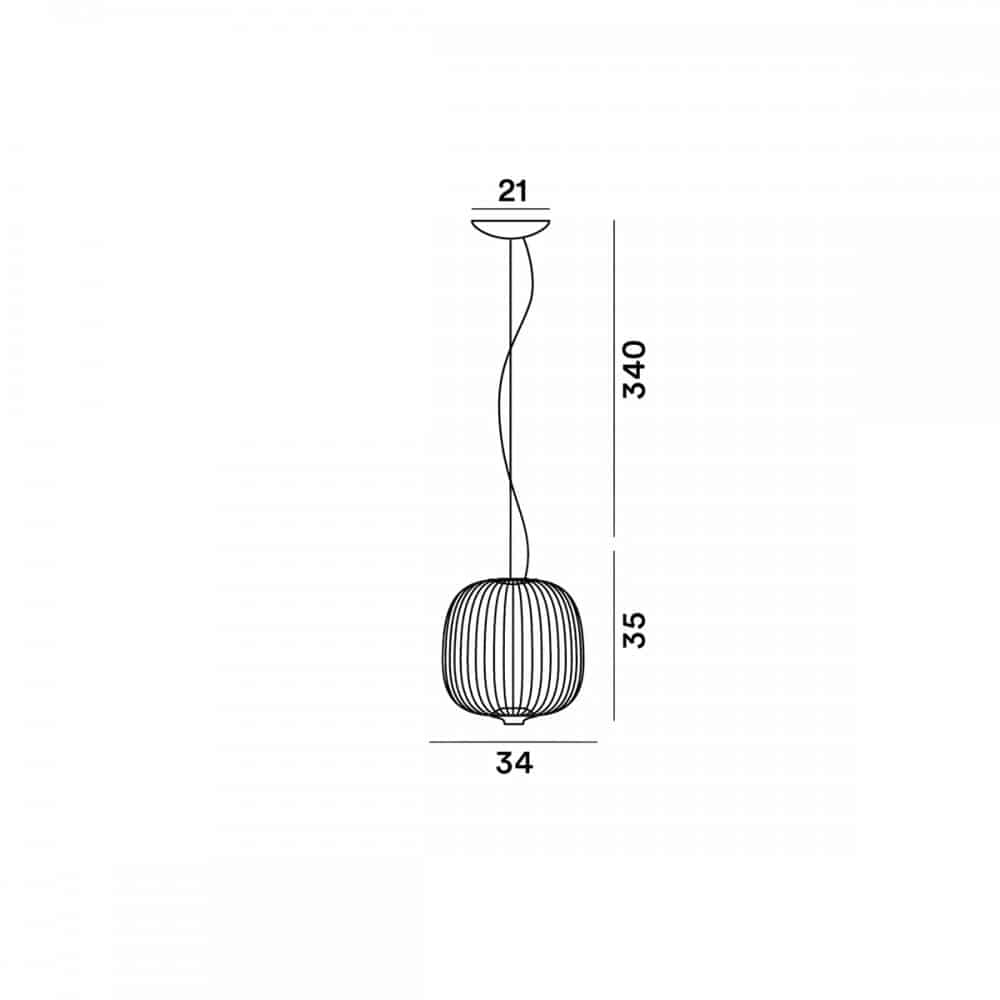 Spokes 2 Piccola - Lampada a Sospensione - immagine 10
