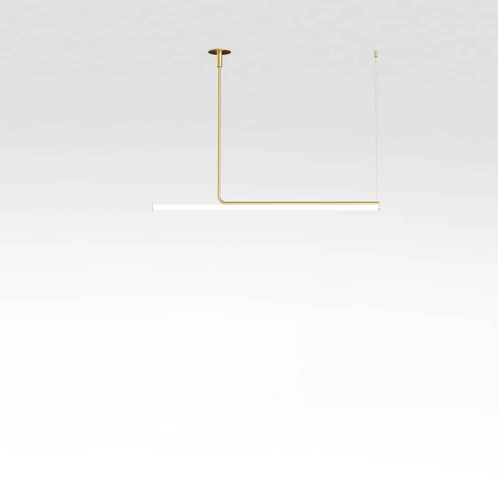 Ambrosia 120 Soffitto LED A704-001-15-30K Marset oro satinato 3000K Prisma Light illuminazione e consulenza