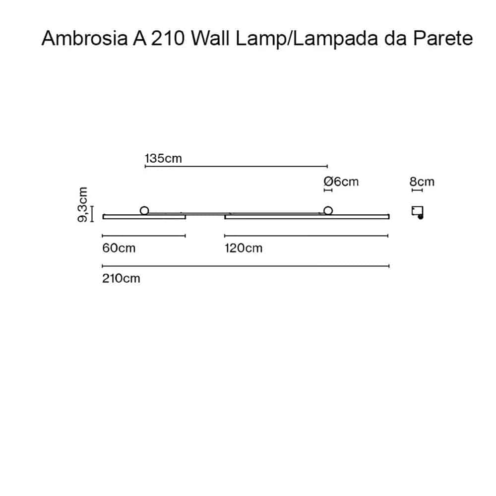 Ambrosia A 210 - Lampada a Parete - immagine 2