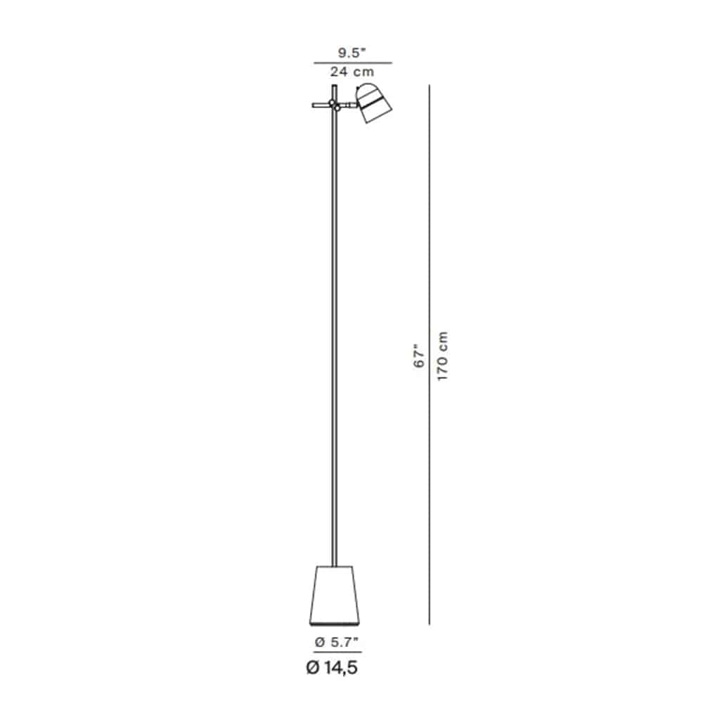 Counterbalance D73t - Lampada da Terra - immagine 6