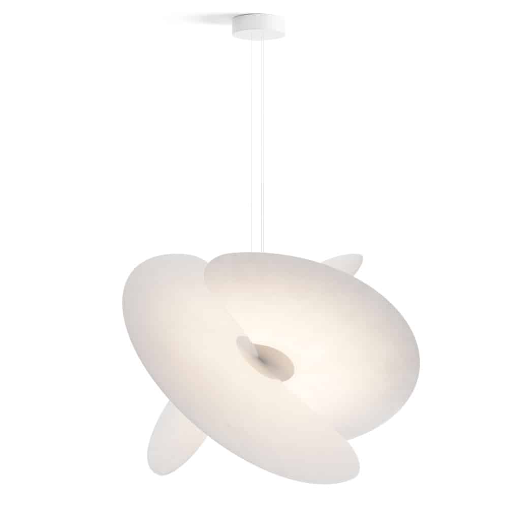 Levante Lampada a sospensione Ø 102 cm A 06 2T Luceplan Bianco Prisma Light illuminazione e consulenza