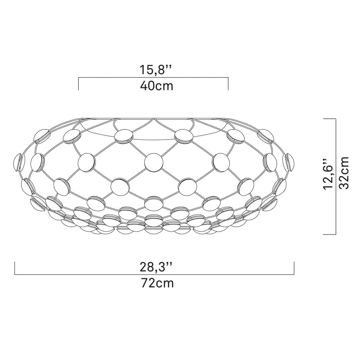 Mesh D86PLN - Lampada da Soffitto - immagine 4