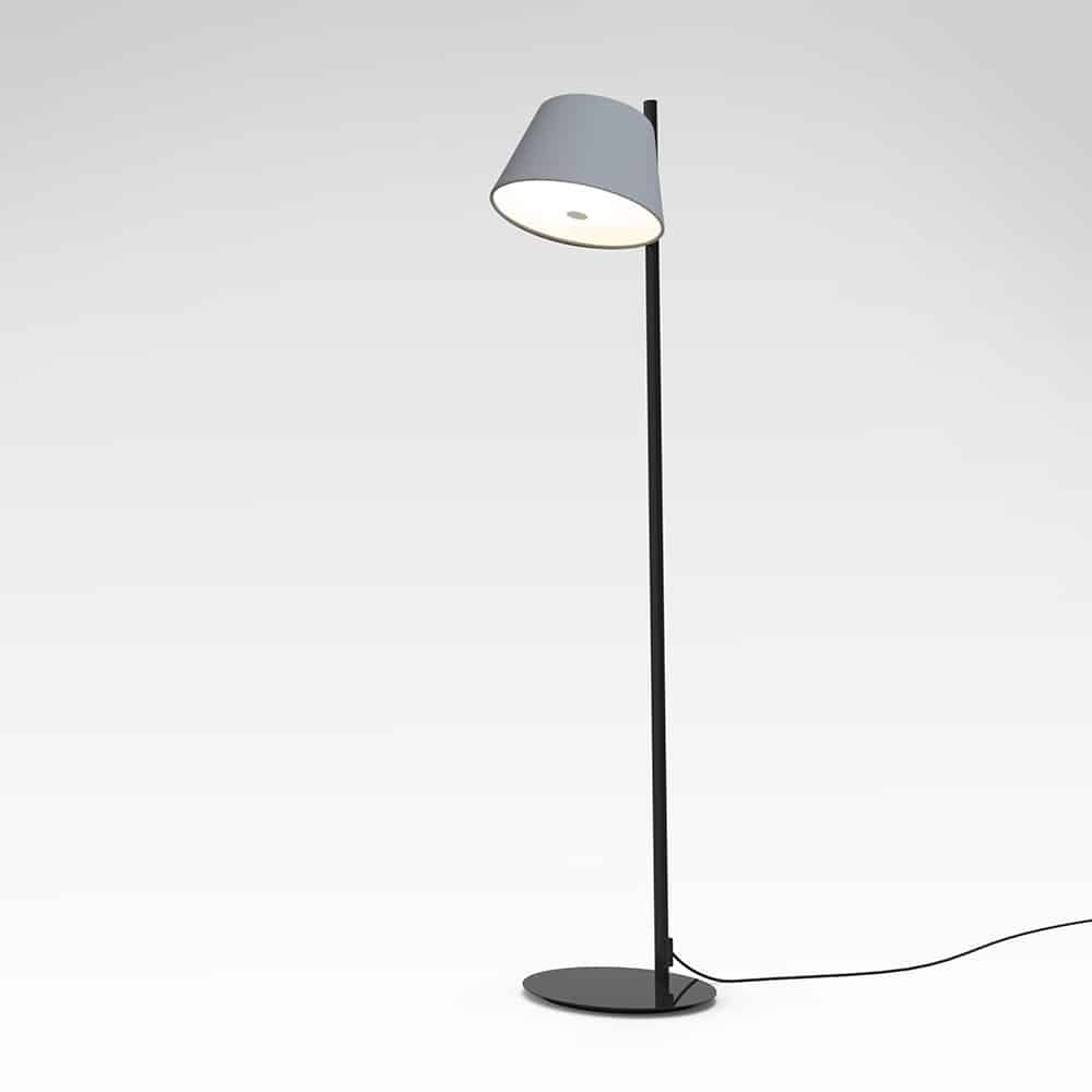 Tam-Tam-P Lampada da terra Marset Silver Grey Prisma Light illuminazione e consulenza
