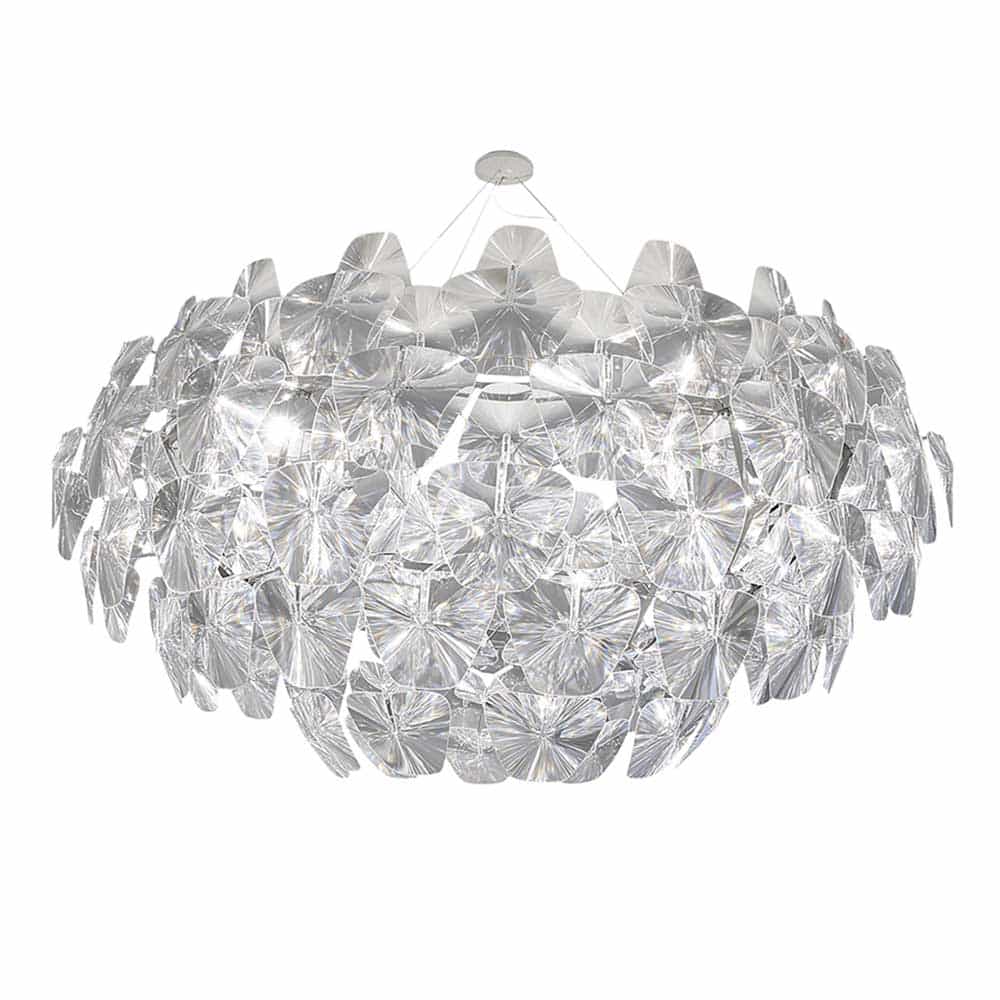 HOPE D66-105 Sospensione ∅200 cm LED di Luceplan Colore trasparente Prisma Light illuminazione e consulenza
