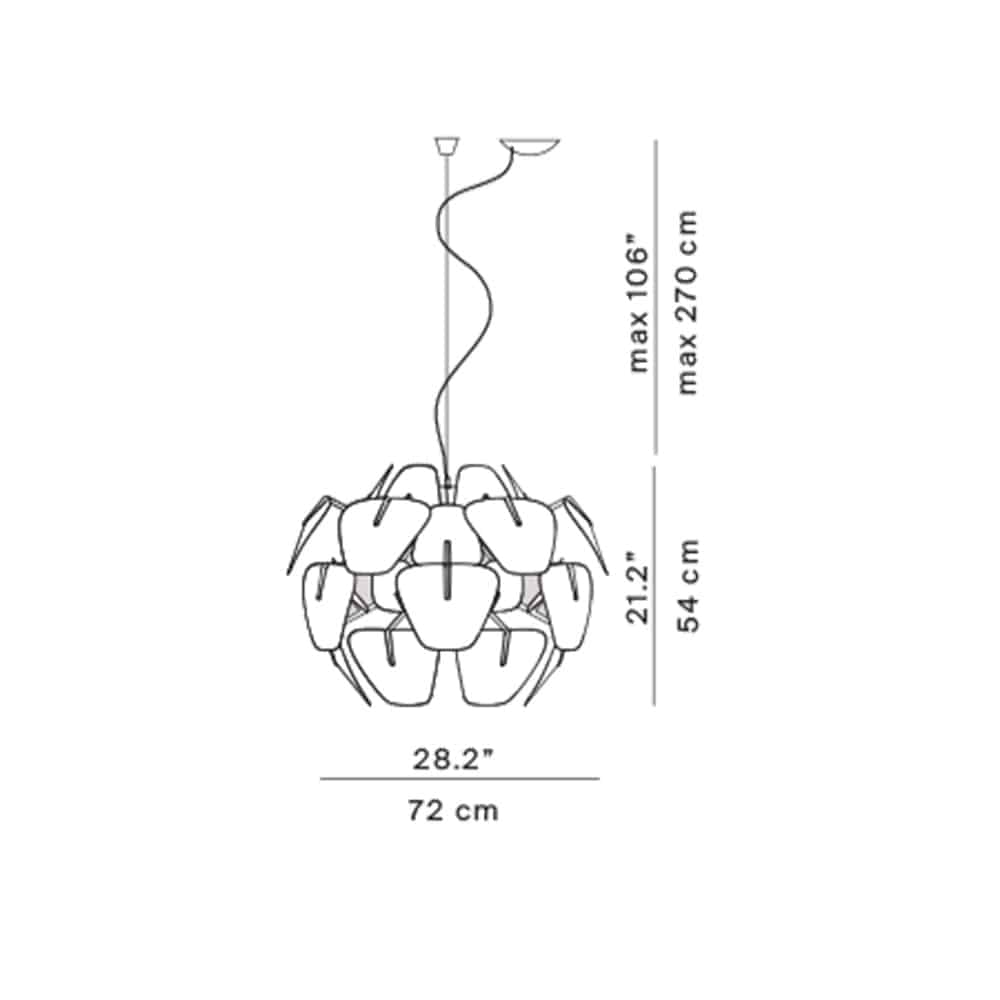 Hope D66/18 -Lampada a Sospensione ∅72 cm - immagine 4