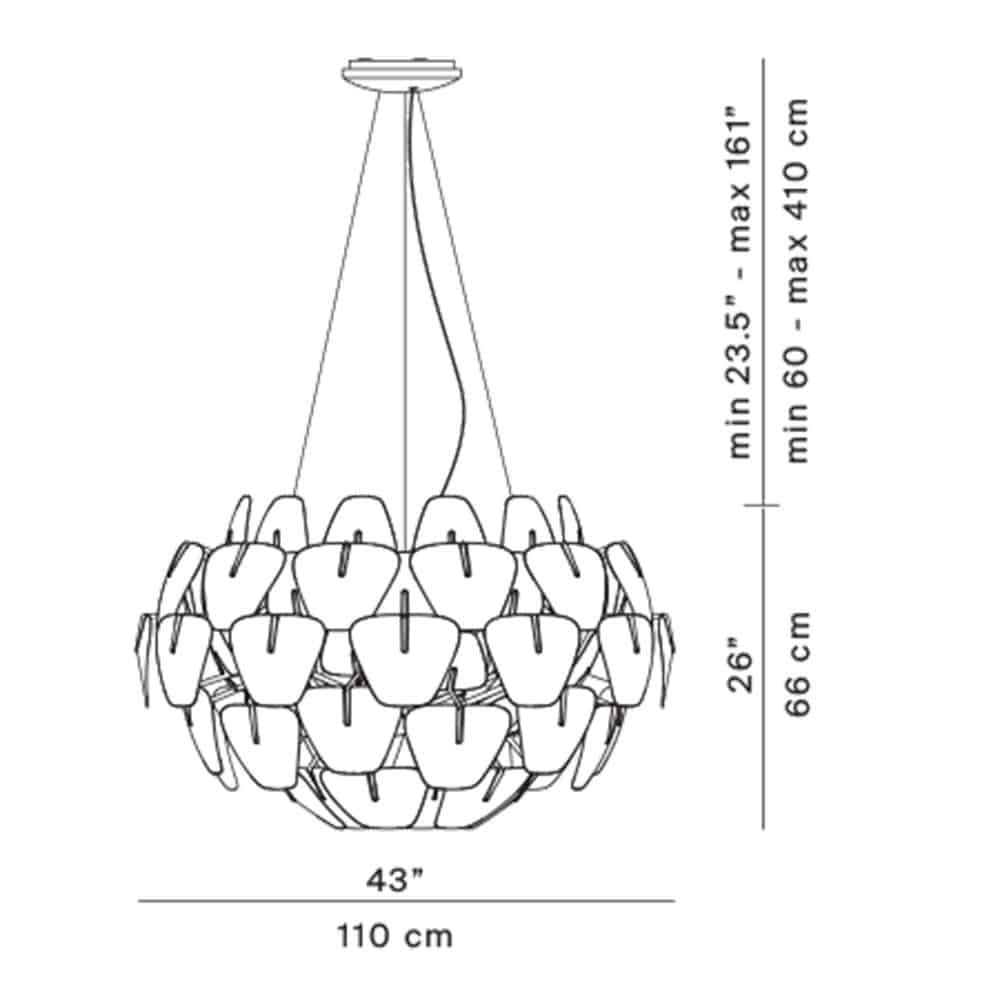 Hope D66/42 - Lampada a Sospensione ∅110 cm - immagine 2