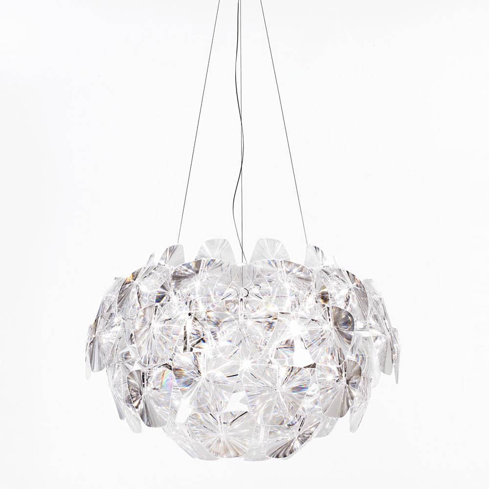 HOPE D66-42 Sospensione ∅110 cm LED di Luceplan Colore trasparente Prisma Light illuminazione e consulenza