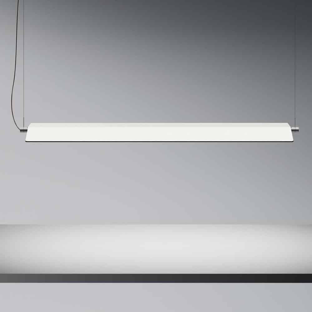 Fienile D98S lampada a sospensione Led Luceplan bianco Prisma Light illuminazione e consulenza