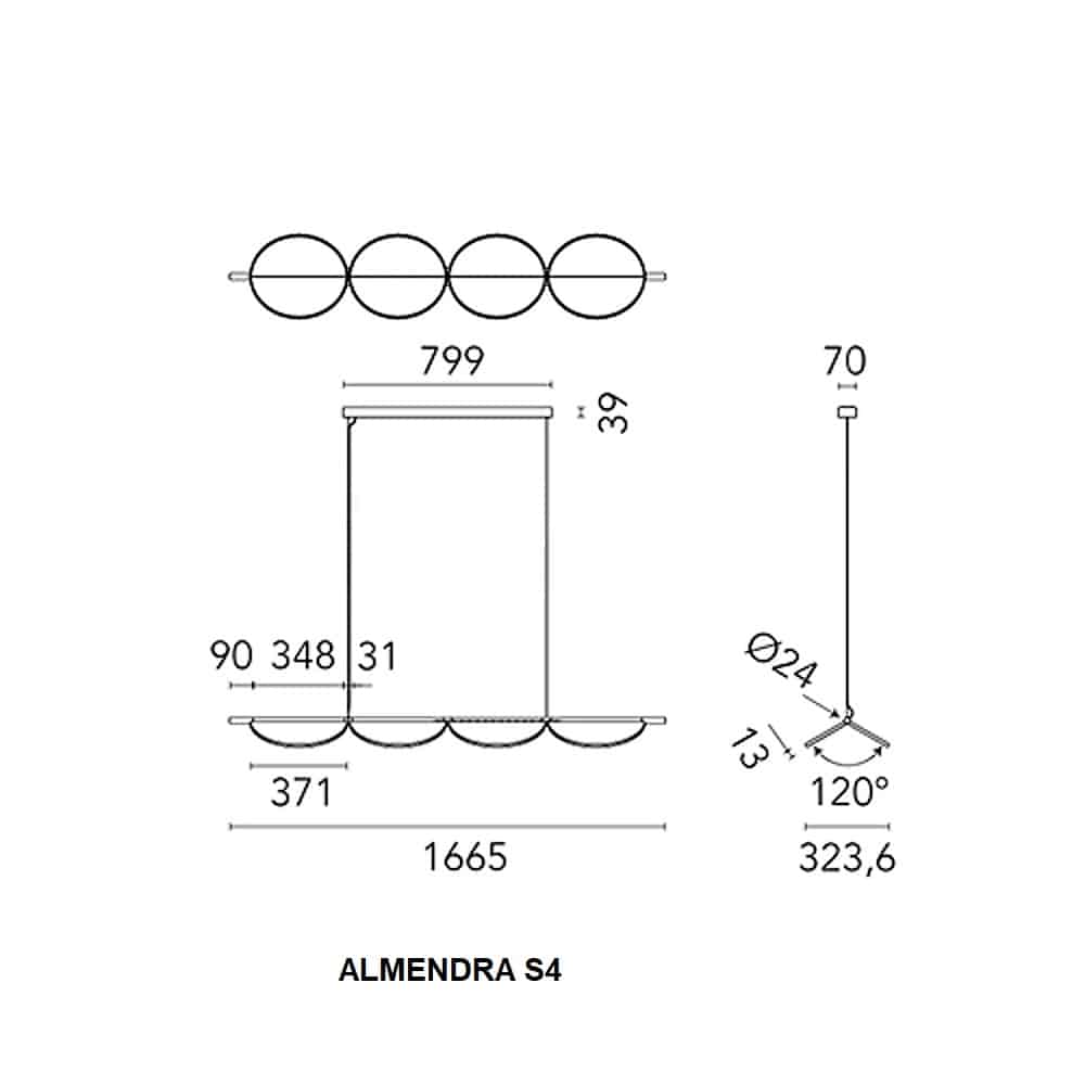 Almendra Linear - Lampada a Sospensione FLOS - immagine 4