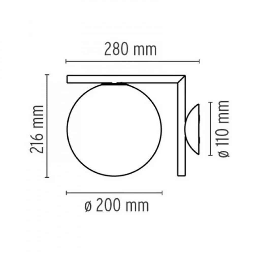 IC Lights C/W1 - Lampada a Parete/Soffitto FLOS - immagine 4