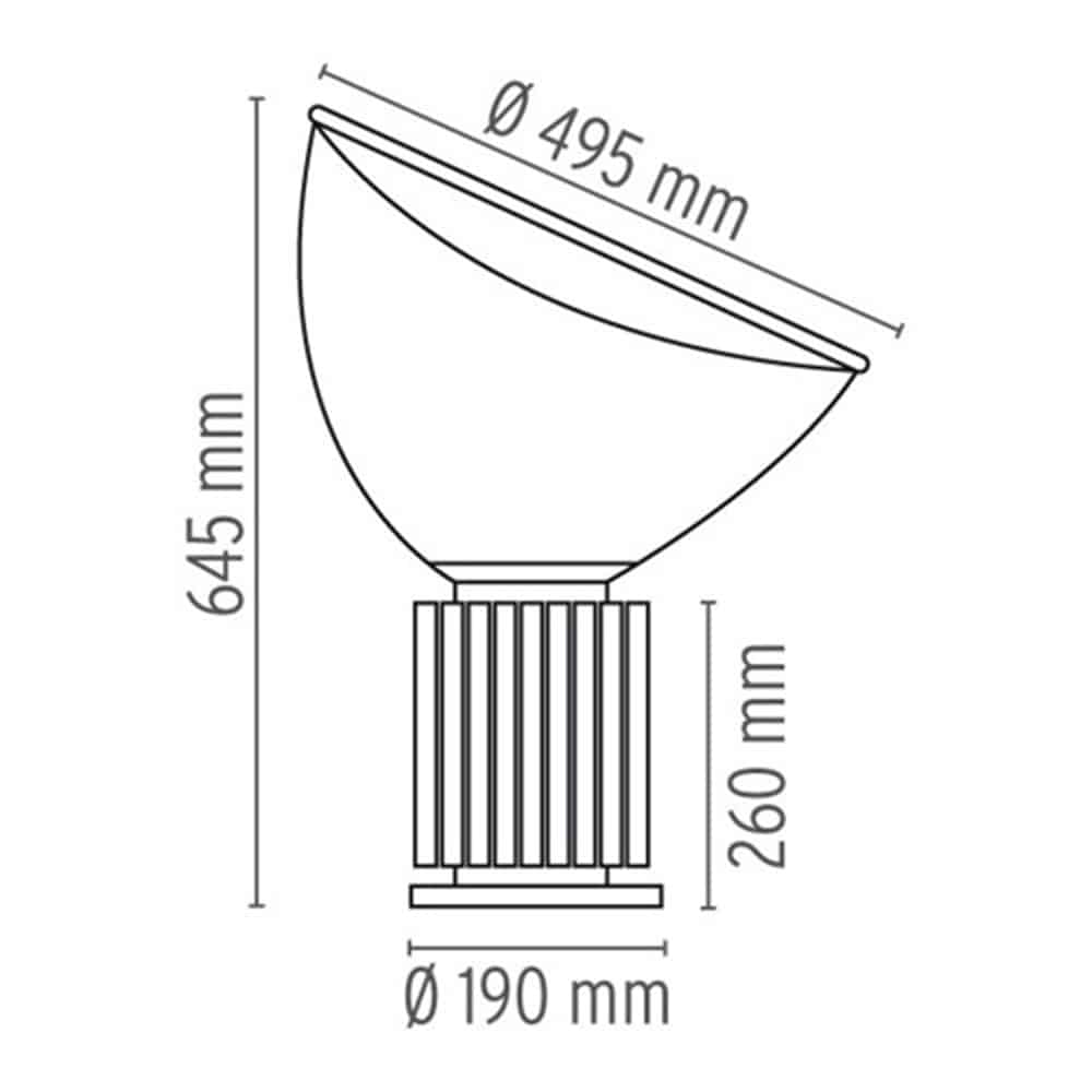 Taccia (PMMA) - Lampada da Tavolo FLOS - immagine 5