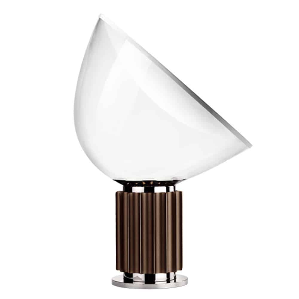 Taccia lampada da tavolo LED FLOS F6602046 BronzoPrisma Light illuminazione e consulenza