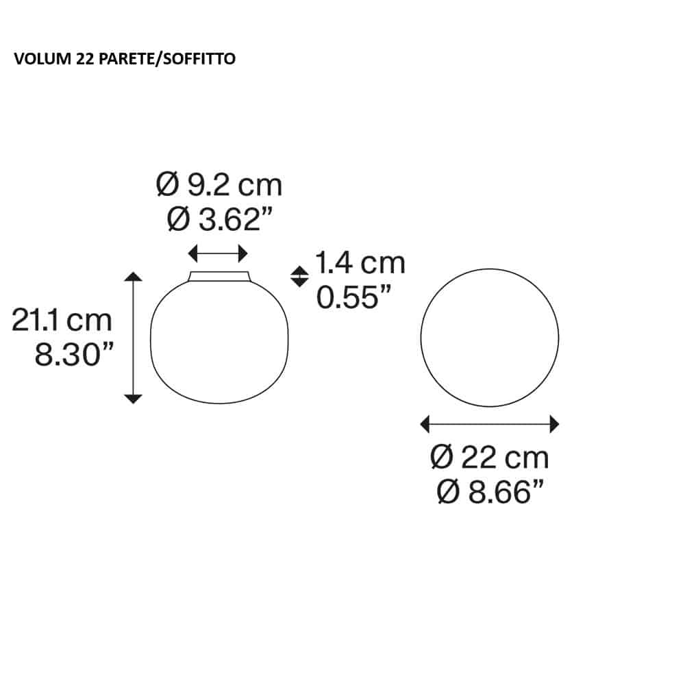 Volum - Lampada da Parete o Soffitto Studio Italia Design - immagine 9