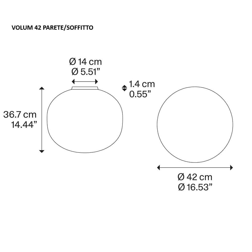 Volum - Lampada da Parete o Soffitto Studio Italia Design - immagine 7