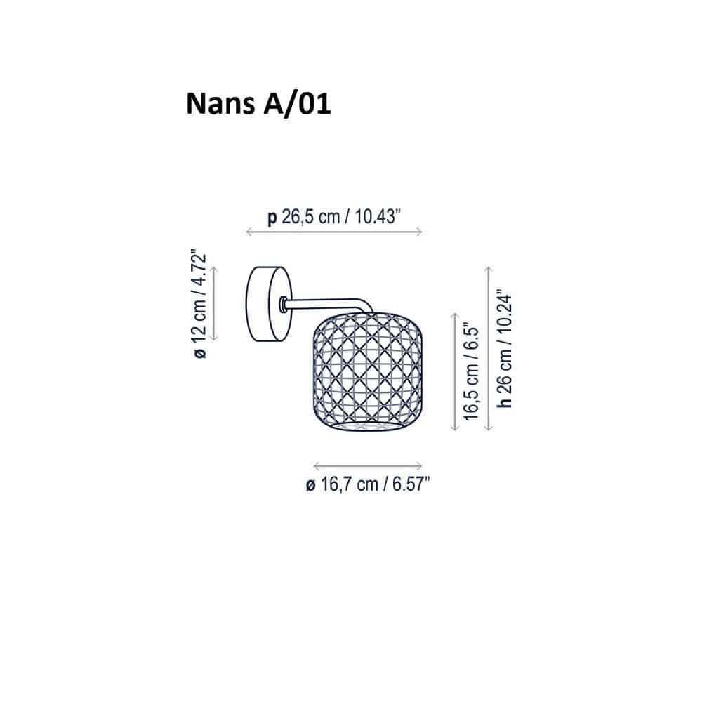 Nans A/ - Lampada da Parete Outdoor - immagine 5