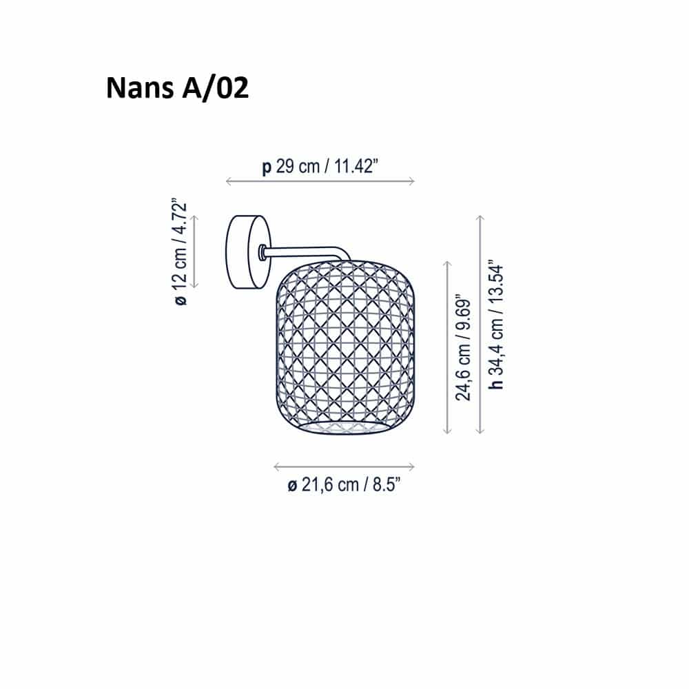 Nans A/ - Lampada da Parete Outdoor - immagine 7