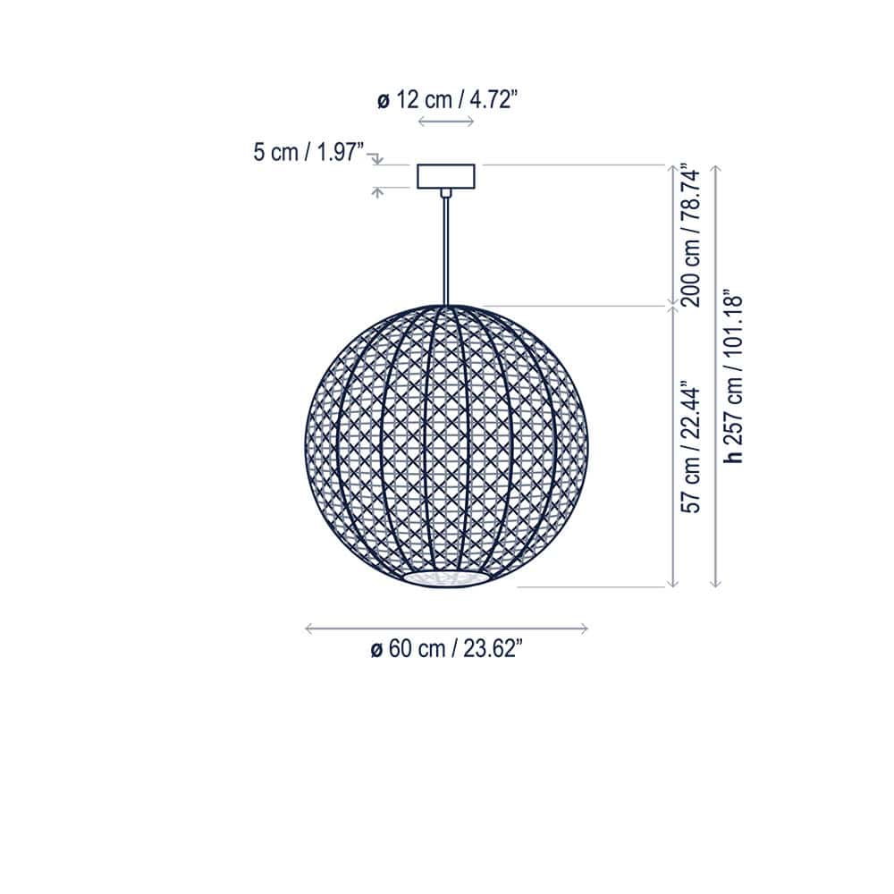 Nans Sphere S/ - Lampada a Sospensione Outdoor - immagine 10
