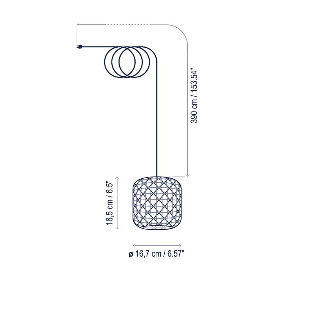 Nans S/16/H - Lampada a Sospensione Outdoor - immagine 3