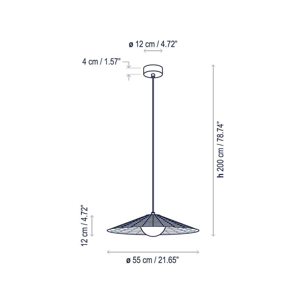 Nans S/55 - Lampada a Sospensione Outdoor - immagine 5