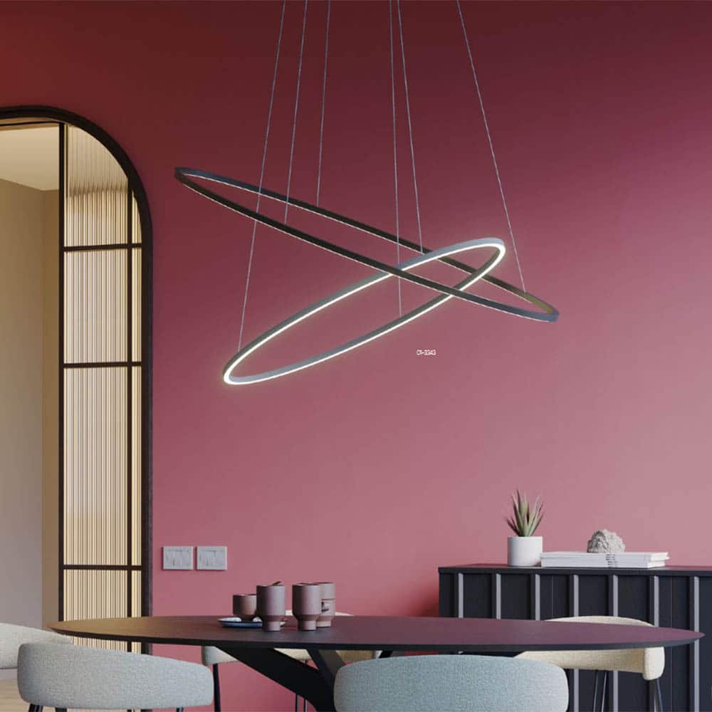 Leo Doppio Anello - Lampada a Sospensione - immagine 4