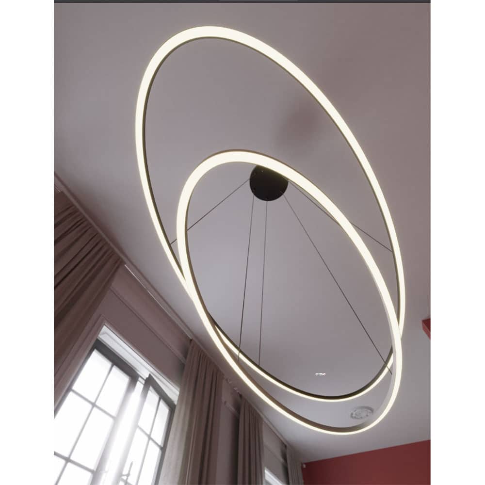 Leo Doppio Anello - Lampada a Sospensione - immagine 2