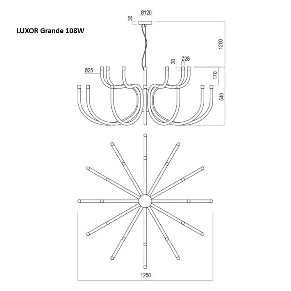 Luxor Lampadario - Lampada a Sospensione - immagine 9
