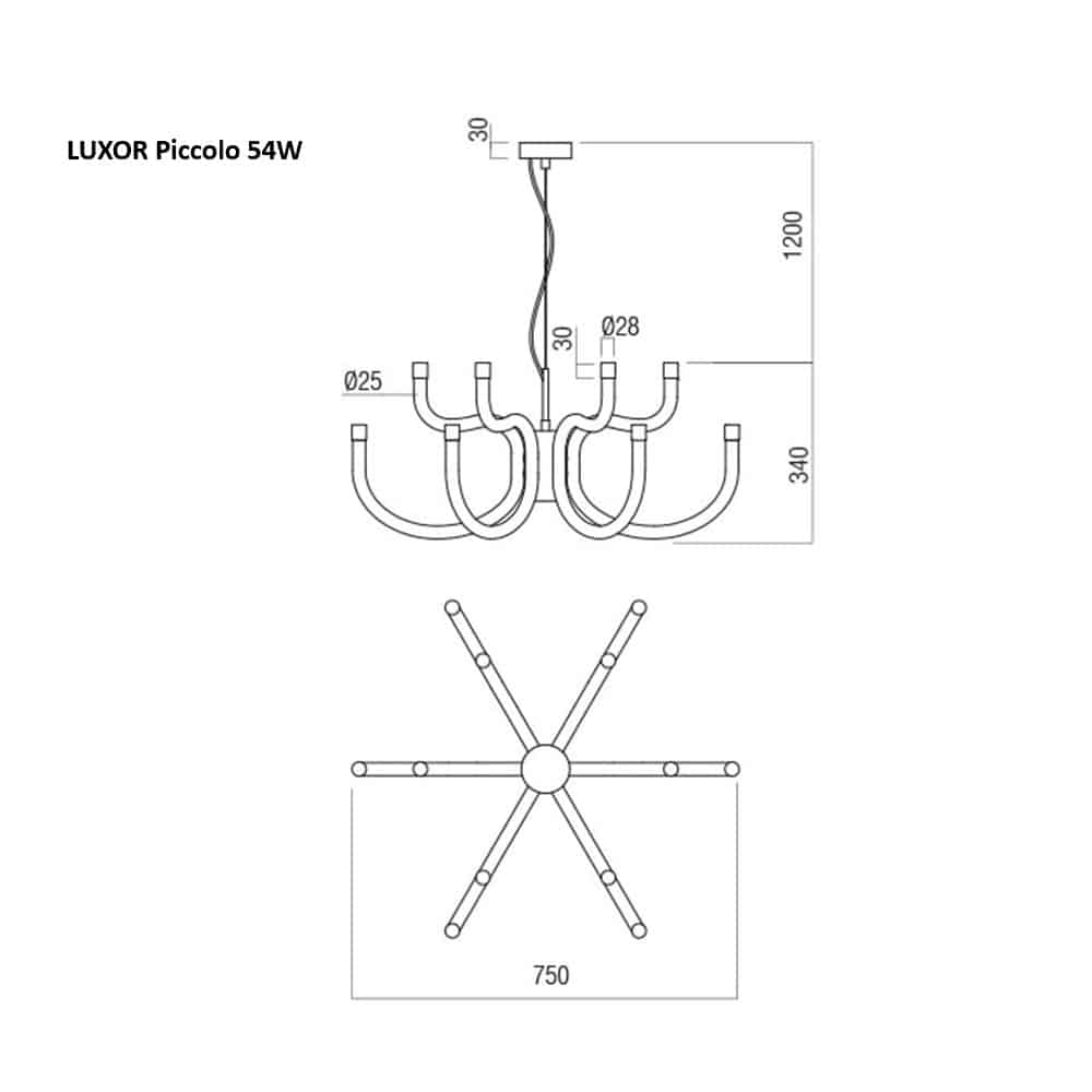 Luxor Lampadario - Lampada a Sospensione - immagine 7