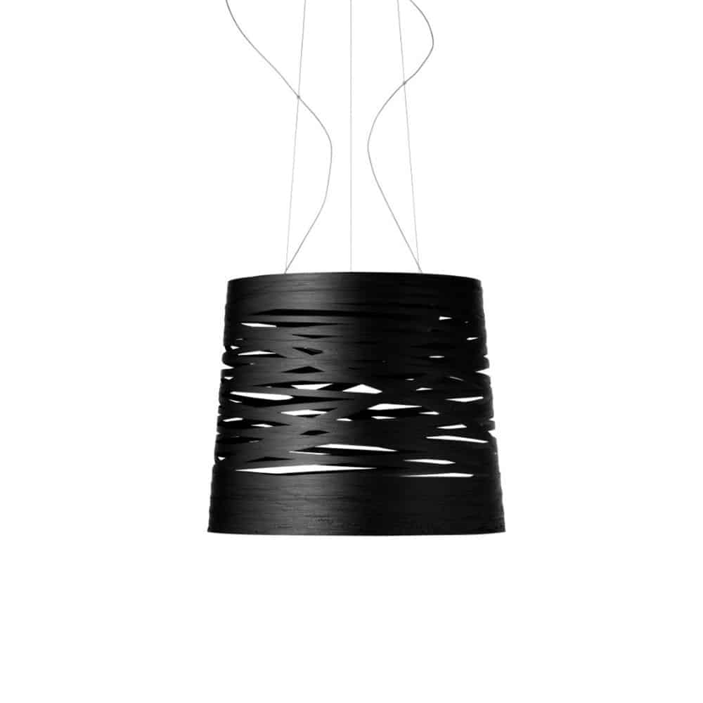 Tress-Grande LED MyLight Sospensione Foscarini Nero FN182007L1M_20 Prisma Light