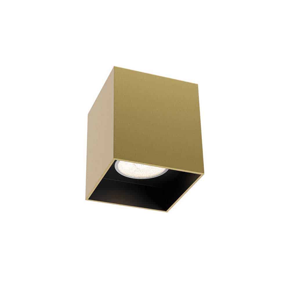 Corinth Soffitto 7W GU 10 RedoGroup Oro Opaco Quadrato 01-3432 prisma Light