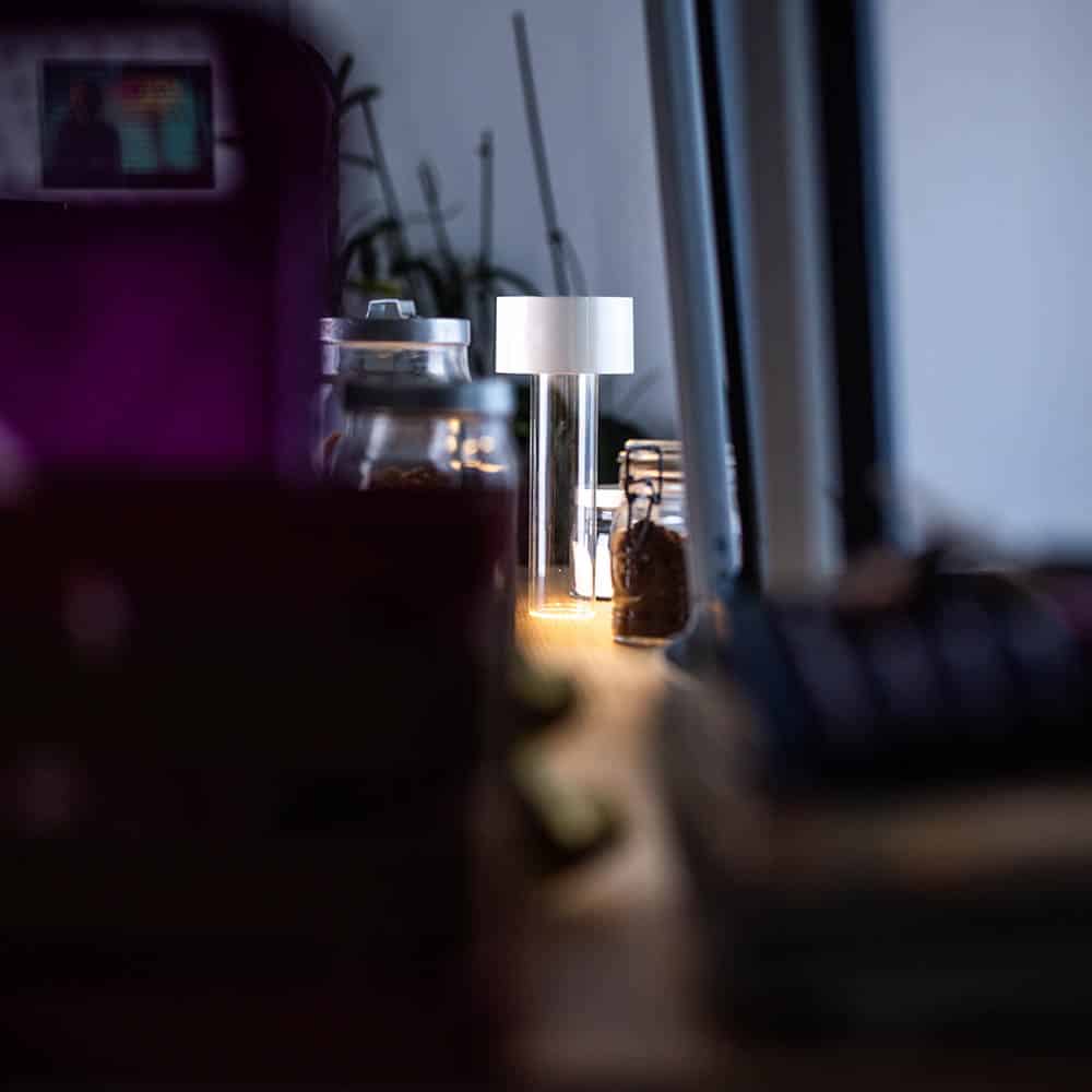 Fleur - Lampada da Tavolo Ricaricabile - immagine 5