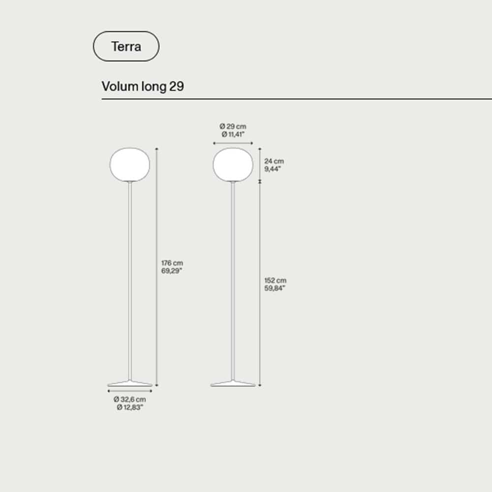 Volum Long New - Lampada da Terra Studio Italia Design - immagine 7