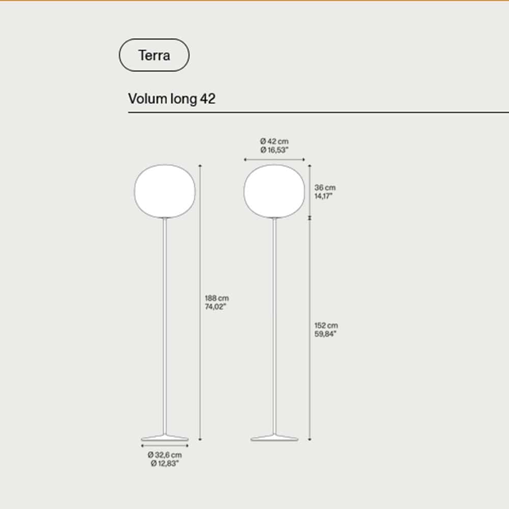 Volum Long New - Lampada da Terra Studio Italia Design - immagine 8