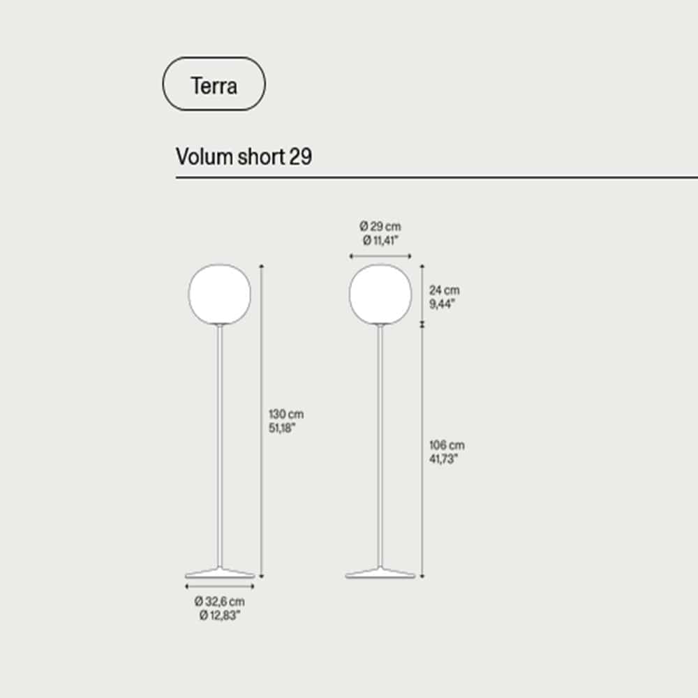 Volum Short New - Lampada da Terra Studio Italia Design - immagine 8