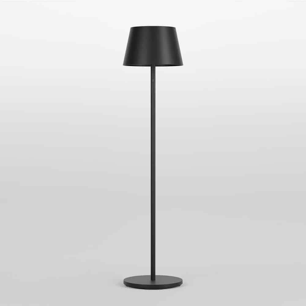 TESEO-lampada-da-Terra-per-esterni-Wireless-Redogroup-Nero-Opaco-90440-Prisma-Light