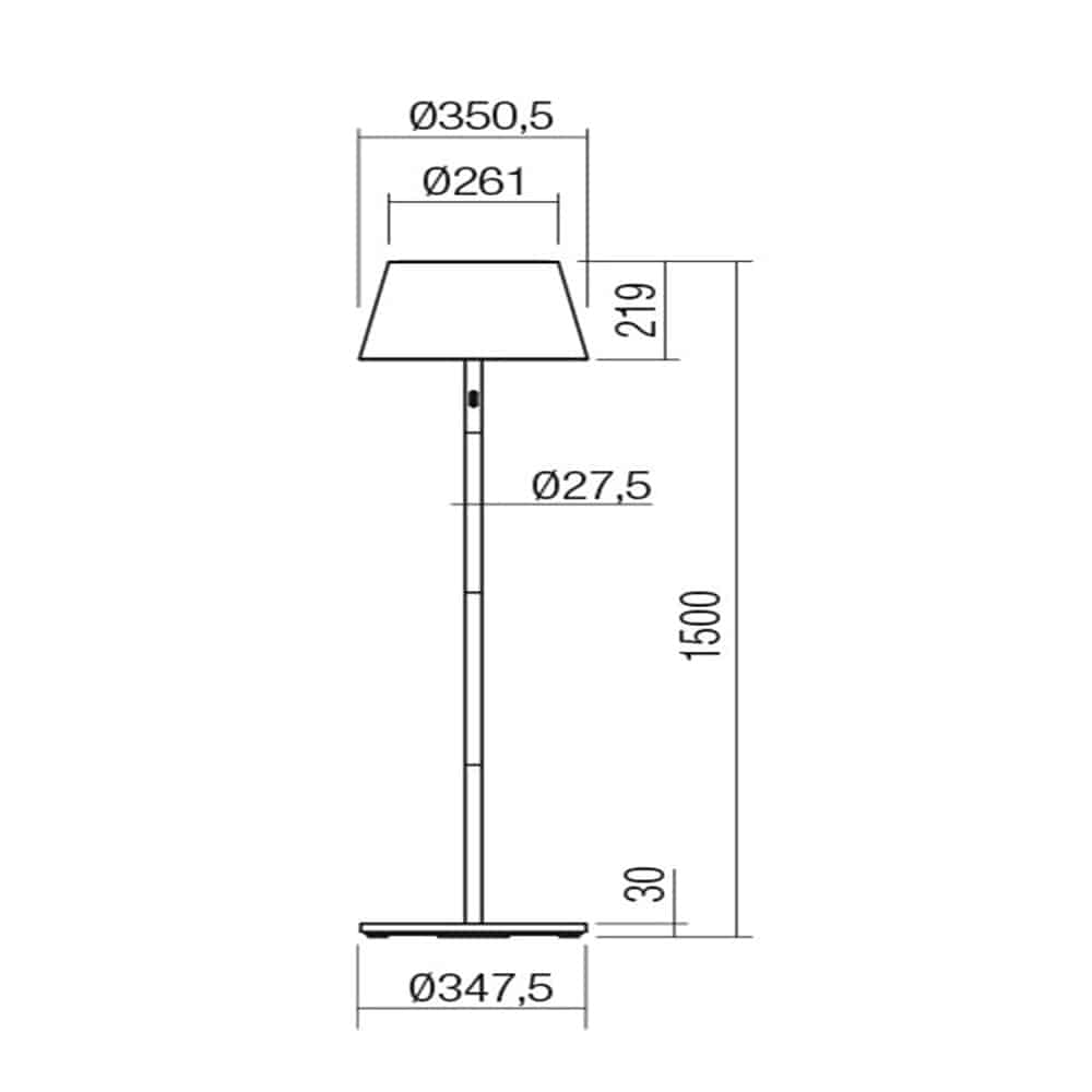 TESEO - Lampada da Terra Per Esterni Wireless - immagine 6