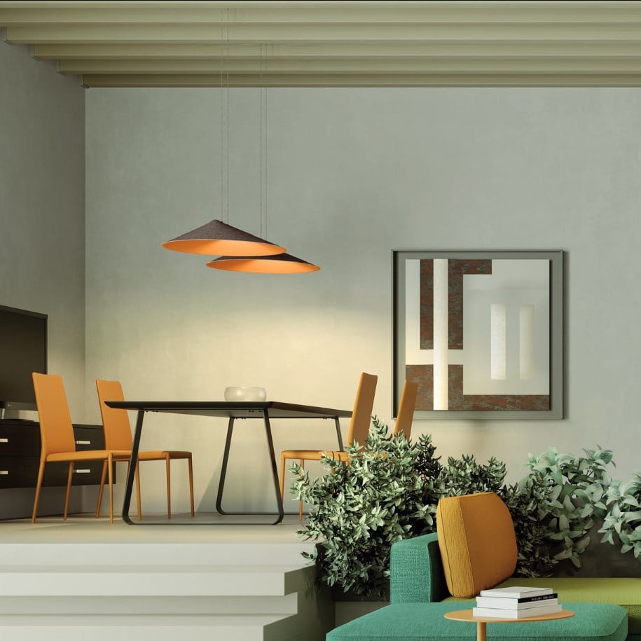 AKIRA - Lampada a Sospensione Fonoassorbente - immagine 3