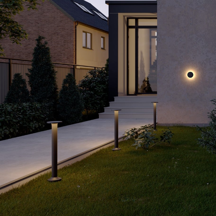Aura Bollard - Lampada da Terra per Esterni - immagine 2