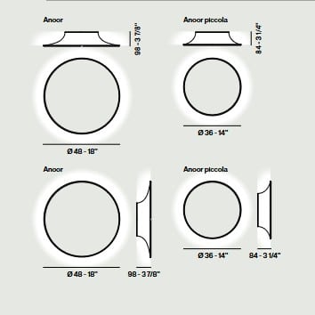Anoor - Lampada da Parete o Soffitto - immagine 8